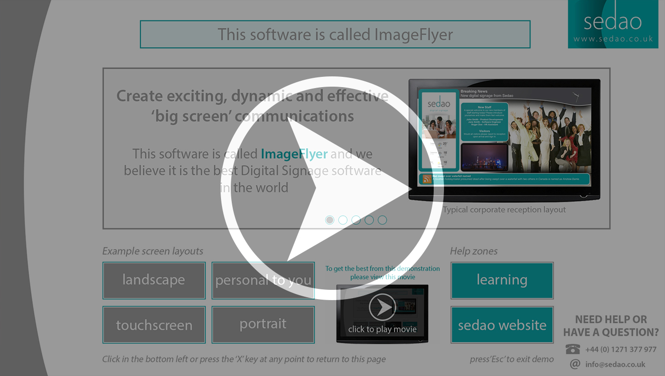 Software trials with examples and a personalised demo